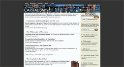 Desktop Screenshot of capitalismcenter.org